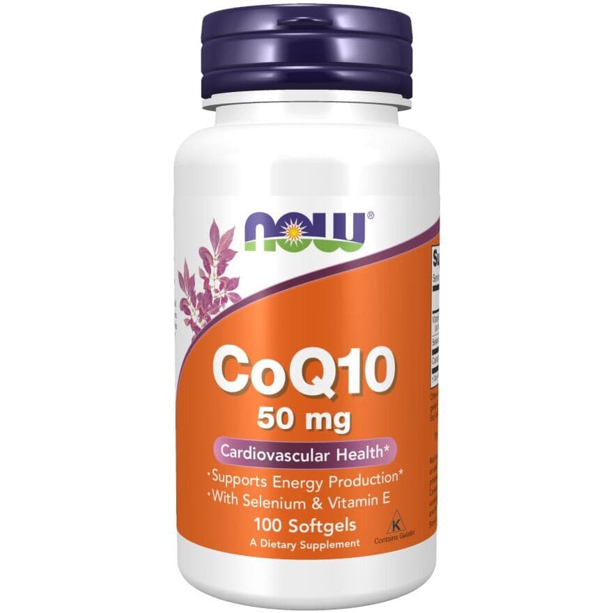 NOW Foods CoQ10 50 mg (100 Softgels)