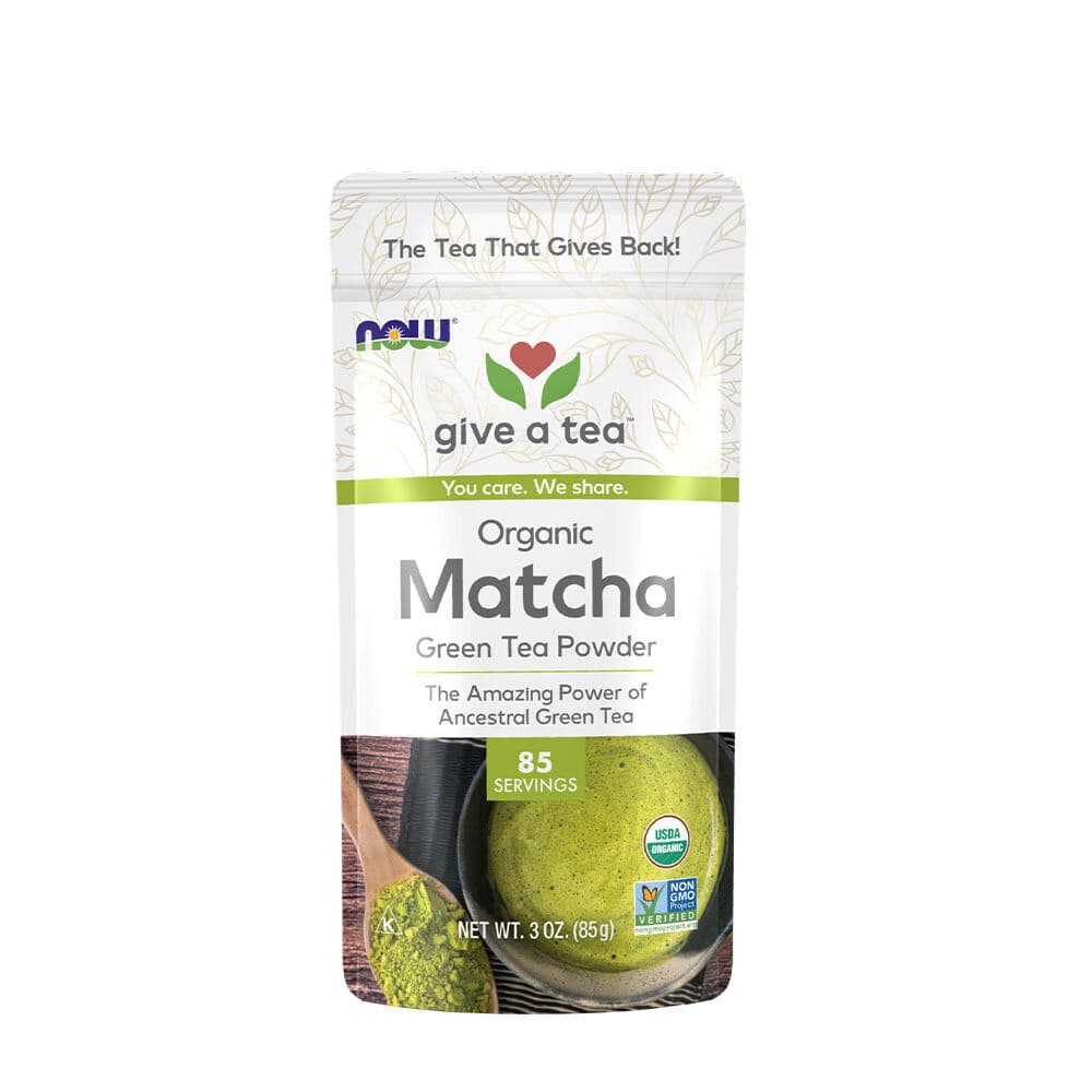NOW Organic Matcha Green Tea Pulver (3 Oz.)