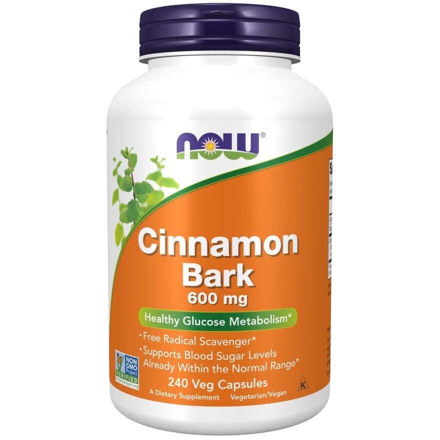 NOW Foods Cinnamon Bark 600 mg (240 caps.)