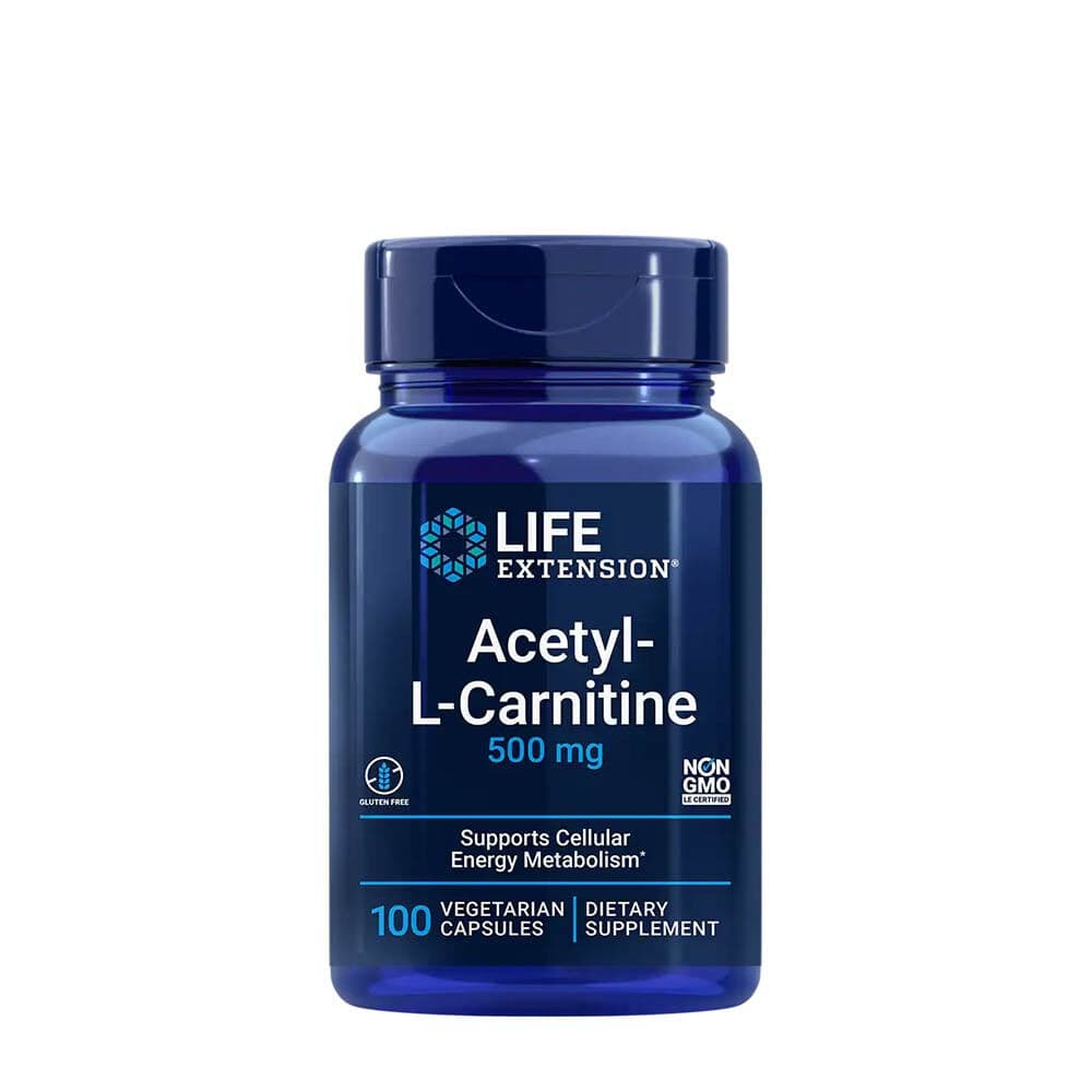 Acetyl-L-Carnitine, 500mg - 100 vcaps