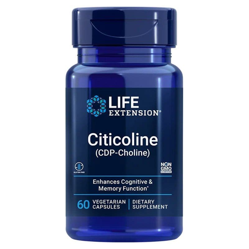 LIFE EXTENSION Cognizin CDP-Choline, 250 mg (60 vcaps)