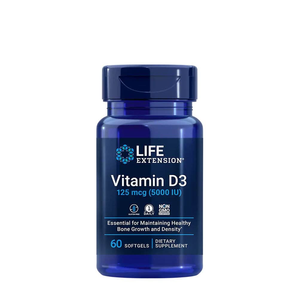 Vitamin D3, 5000IU – 60 softgels