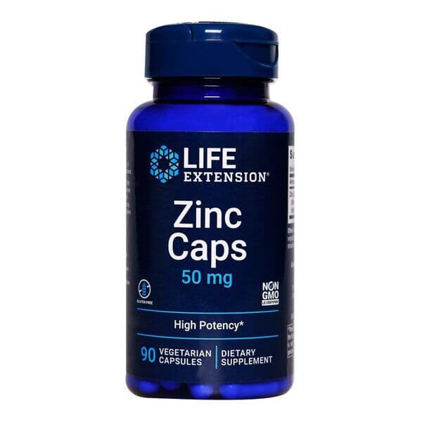Zinc Caps, 50mg – 90 vcaps