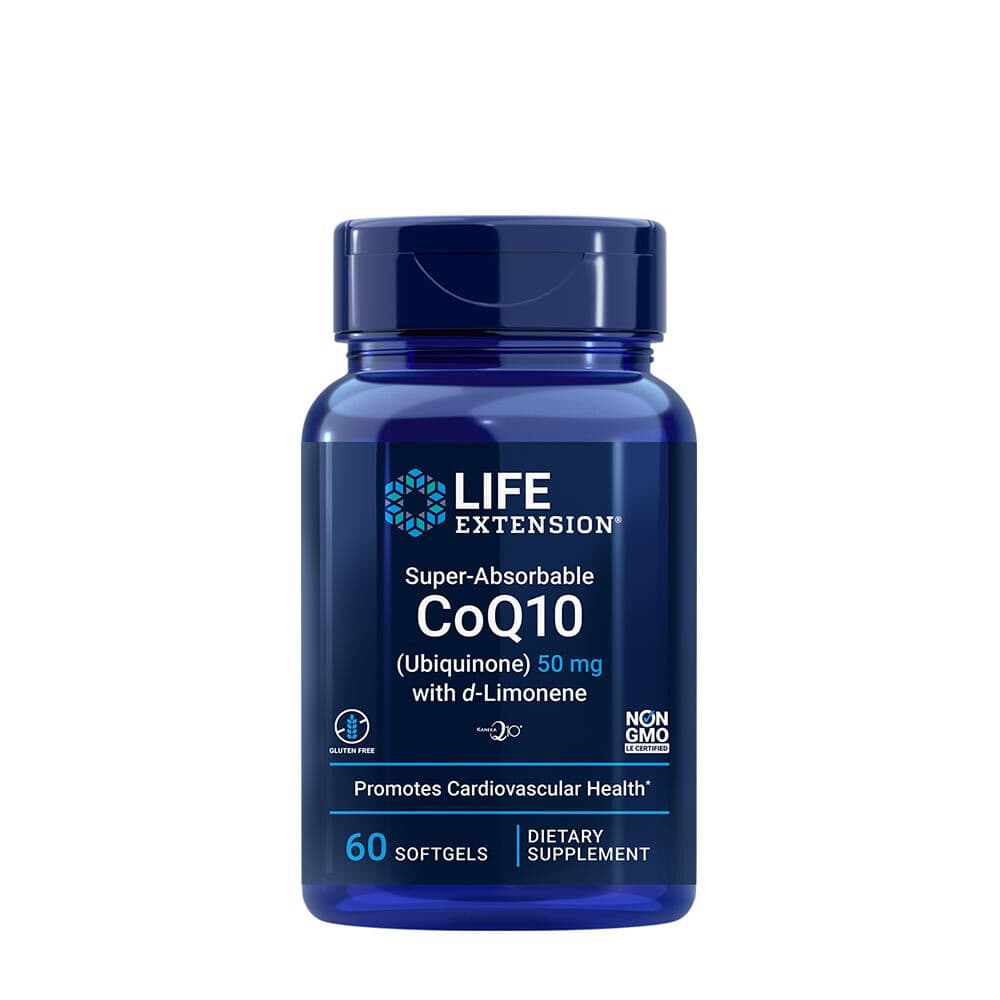 Super Absorbable CoQ10 with d-Limonene, 50 mg – 60 Softgels