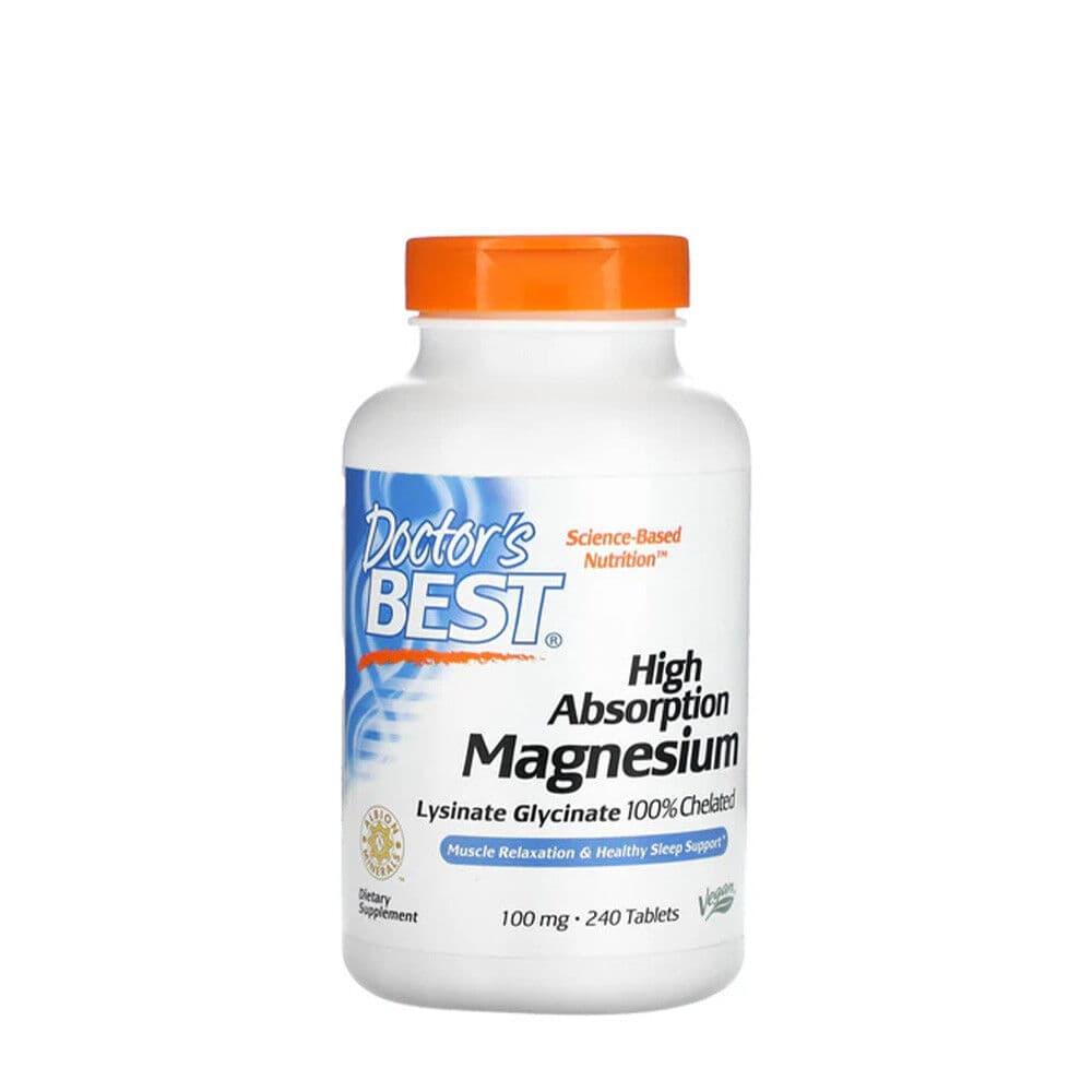High Absorption Magnesium, 100mg – 240 tablets