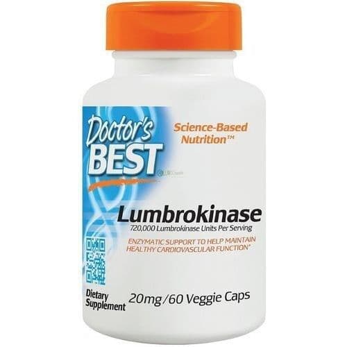 Lumbrokinase, 20mg – 60 vcaps