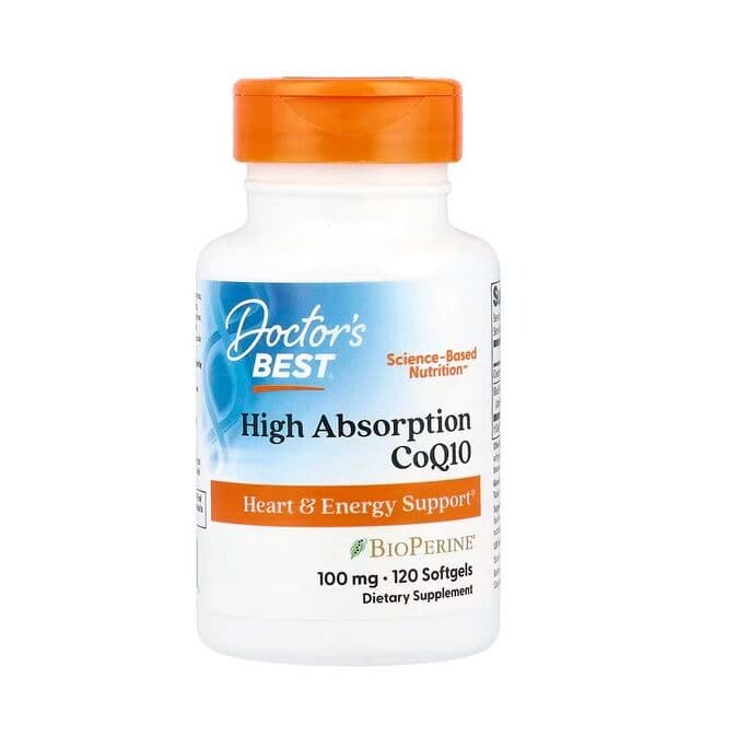 High Absorption CoQ10 with BioPerine, 100mg - 120 softgels