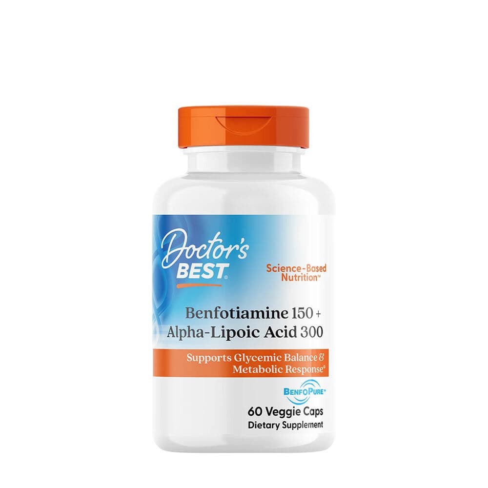 Benfotiamine 150 + Alpha-Lipoic Acid 300 – 60 vcaps