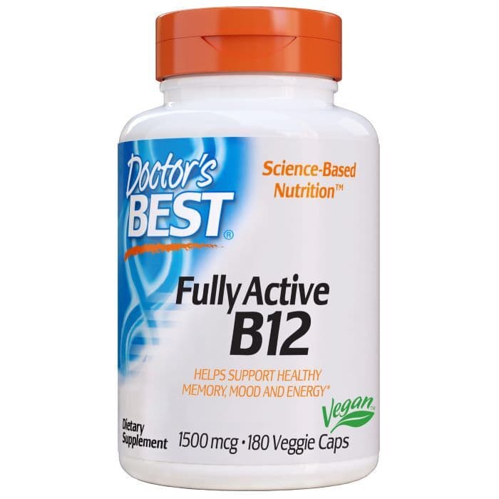 Fully Active B12, 1500mcg – 180 vcaps