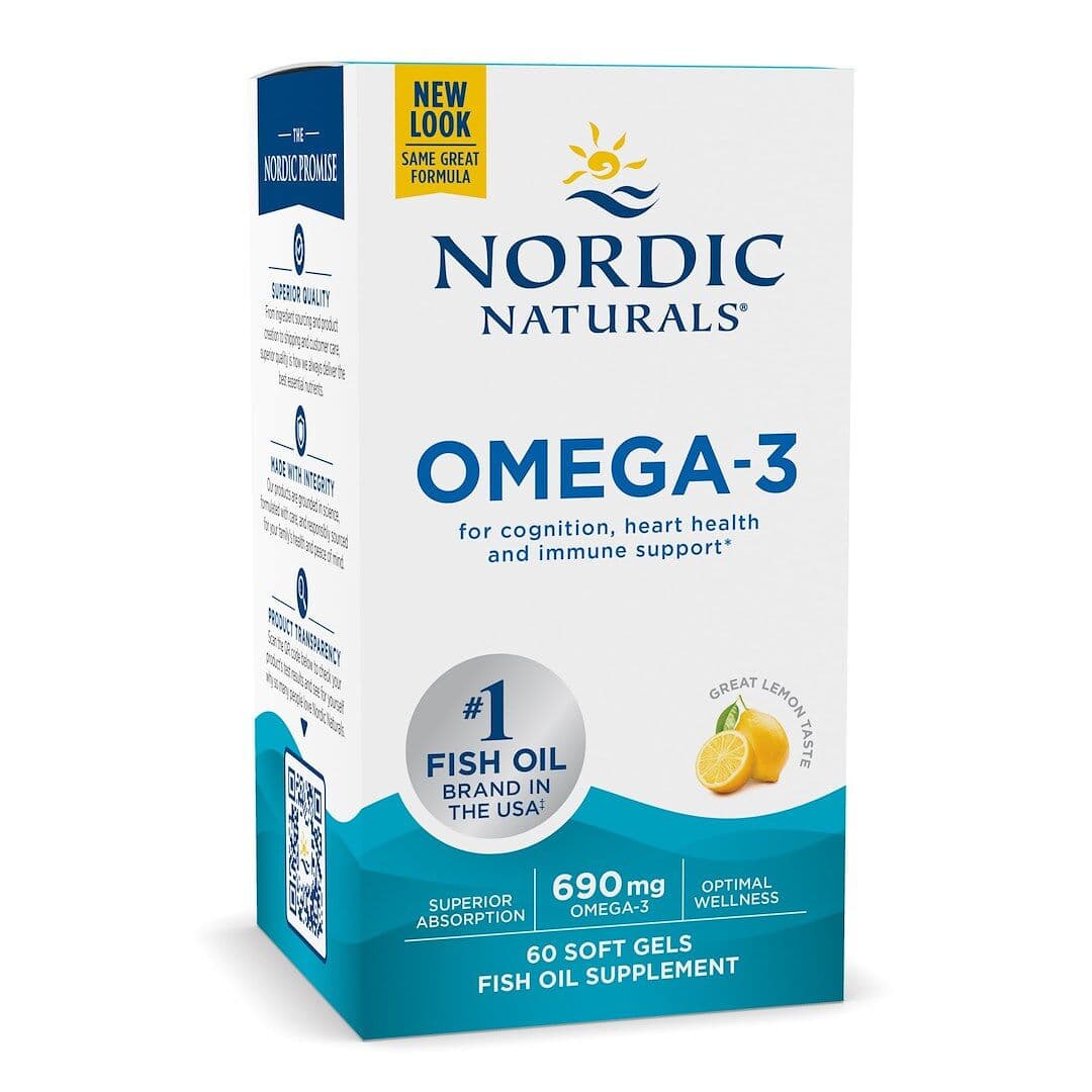 Omega-3, 690mg Lemon – 60 softgels