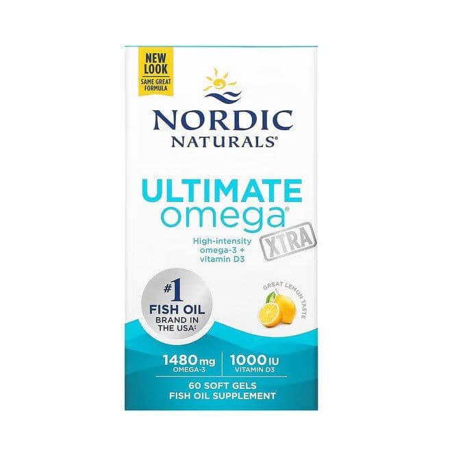 Ultimate Omega Xtra, 1480mg Lemon - 60 softgels