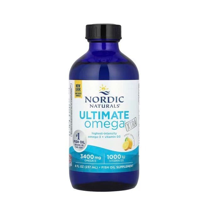 Ultimate Omega Xtra, 3400mg Lemon - 237 ml.