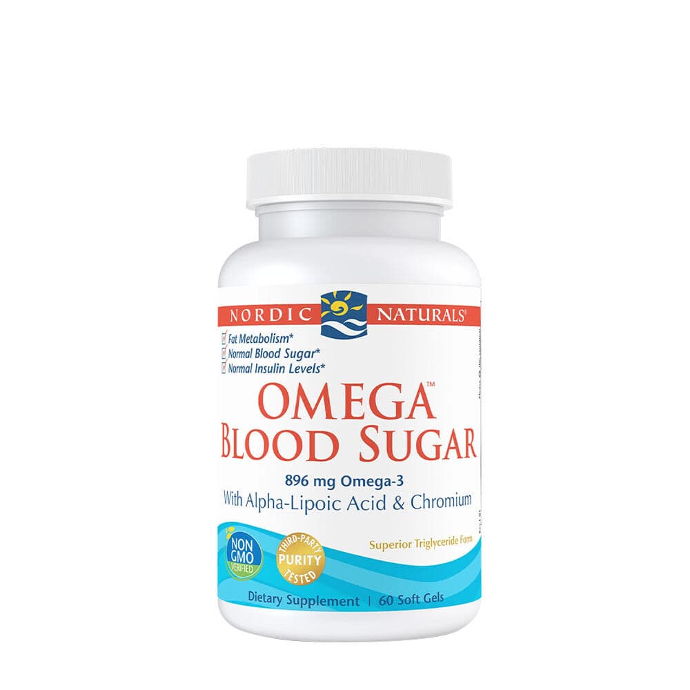 Omega Blood Sugar, 896mg - 60 softgels