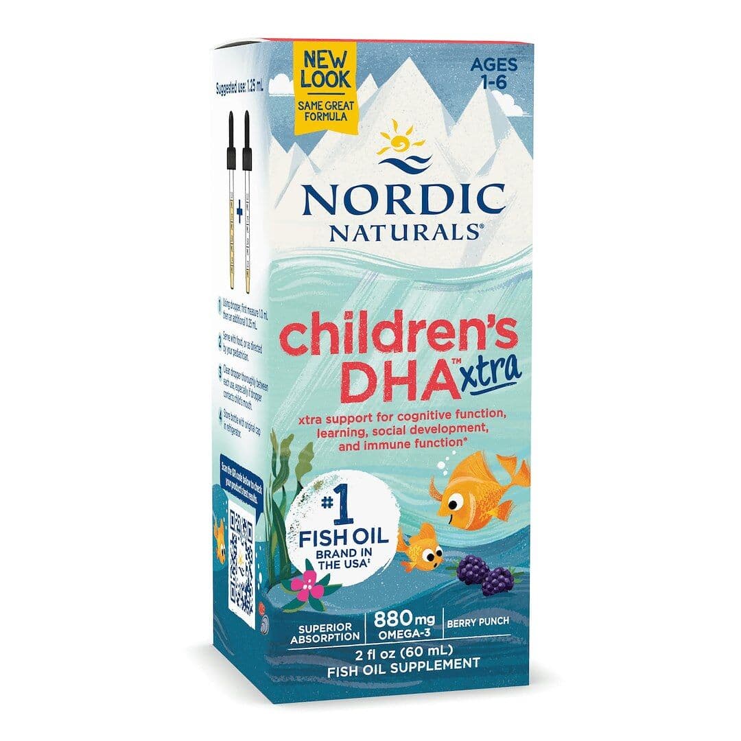 Børns DHA Ekstra, 880 mg Bær Punch - 60 ml