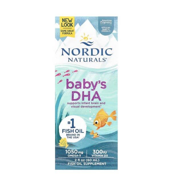Baby's DHA, 1050mg Omega-3 med Vitamin D3 – 60 ml