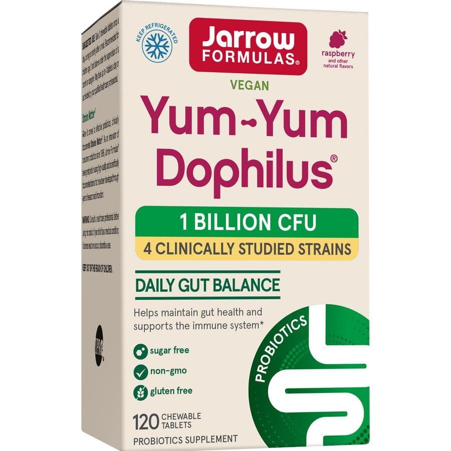 Yum-Yum Dophilus, 1 Billion CFU (Raspberry) - 120 chewable tabletten
