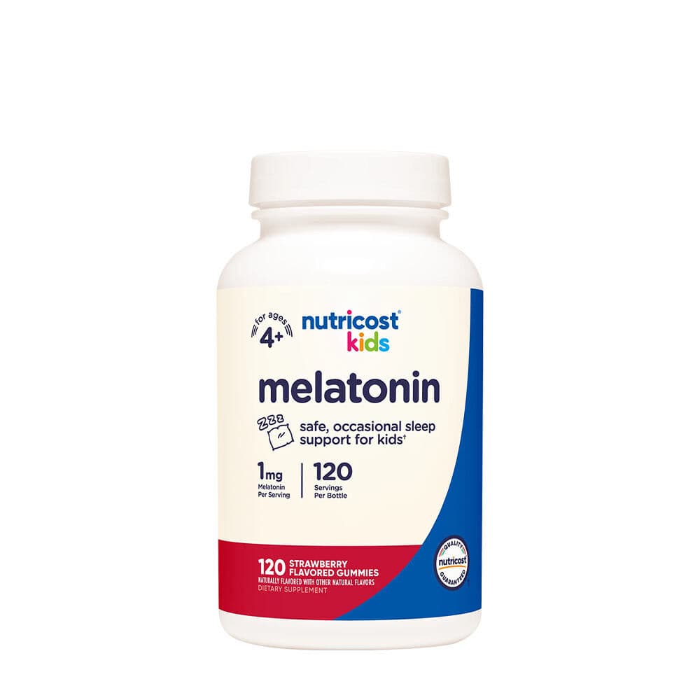 Nutricost Kids Melatonin gummies (120 gummies, Strawberry)