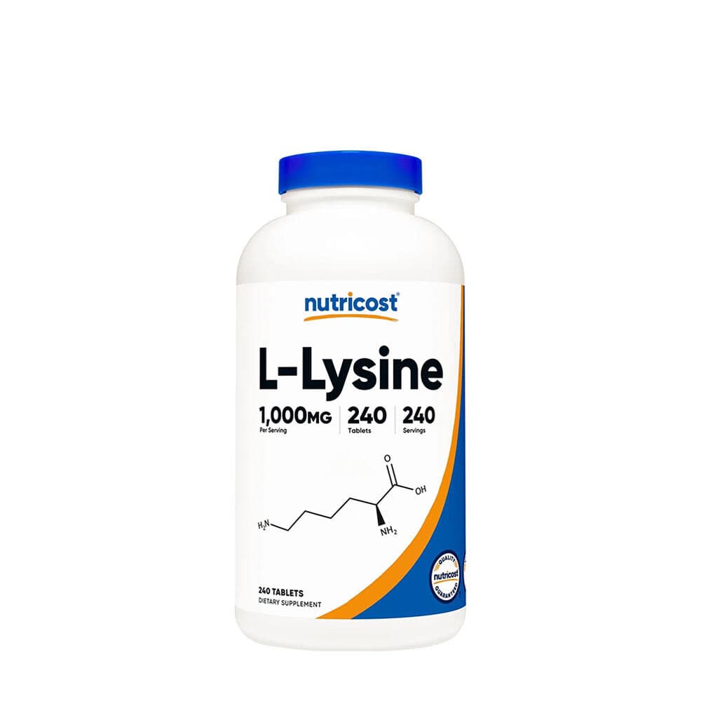 Nutricost L-Lysine tabletten (240 tabletten)