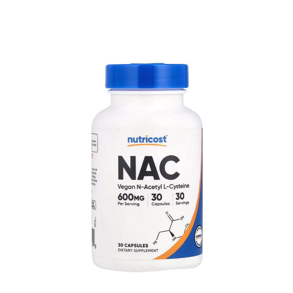 Nutricost N-Acetyl L-Cysteine (NAC) 600 mg (30 capsules)