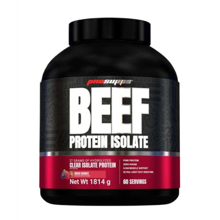 Beef Protein Isolate, Mixed Berries – 1814g