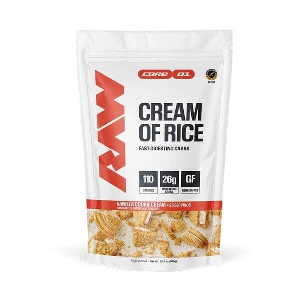 Raw Nutrition – Cream of Rice, Vanilla Cookie Cream – 800g