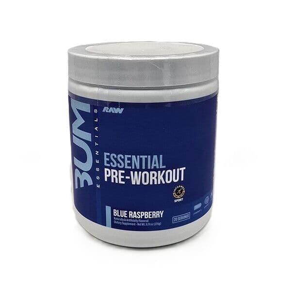 Raw Nutrition – CBUM Essential Pre-Workout, Blue Raspberry – 276g