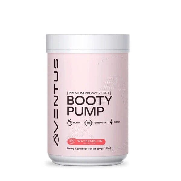Booty Pump – Premium Pre-Workout, Watermelon – 390g