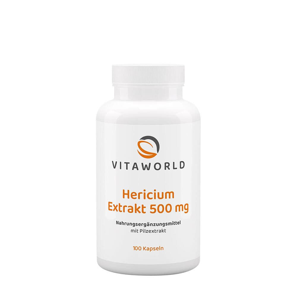 Vitaworld Hericium Extract 500 mg (100 Capsules)