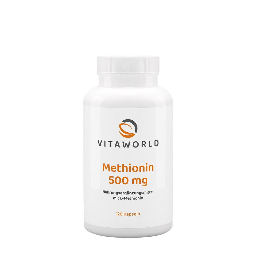 Vitaworld Methionine 500 mg (120 Capsules)