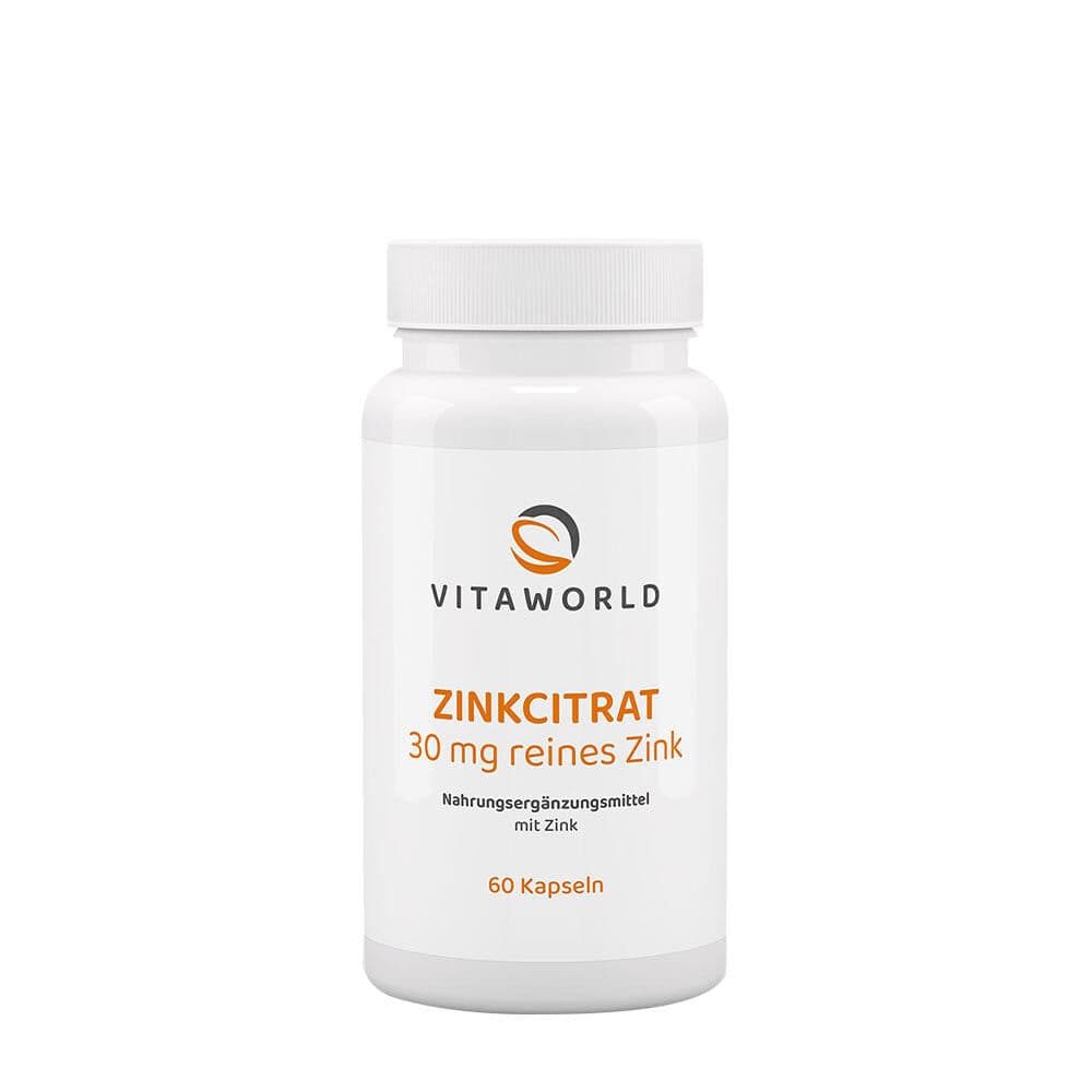 Vitaworld Zinc Citrate 30 mg (60 Capsules)