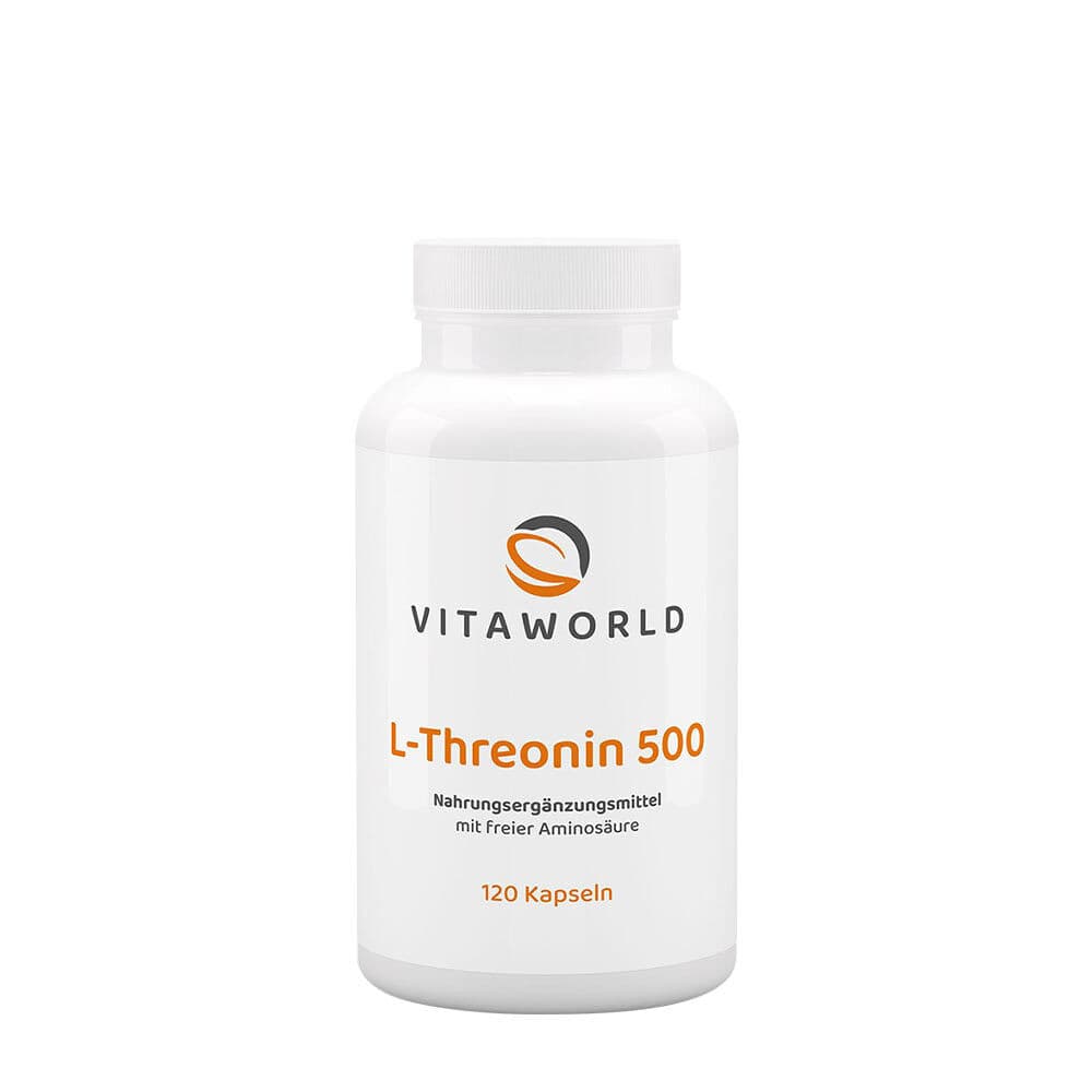 Vitaworld L-threonine 500 (120 Capsules)
