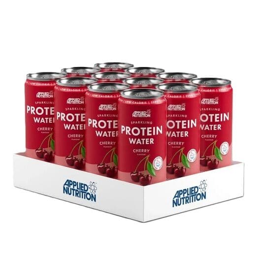 Sparkling Protein Water, Cherry - 12 x 330 ml.