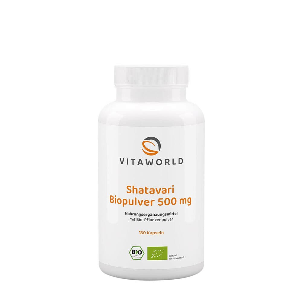 Vitaworld Shatavari 500 mg Organic (180 Capsules)