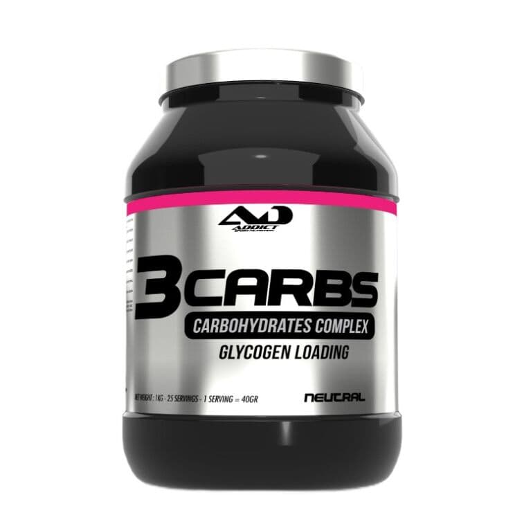3Carbs Carbohydrates Complex Glycogen Loading, Neutral – 1000g