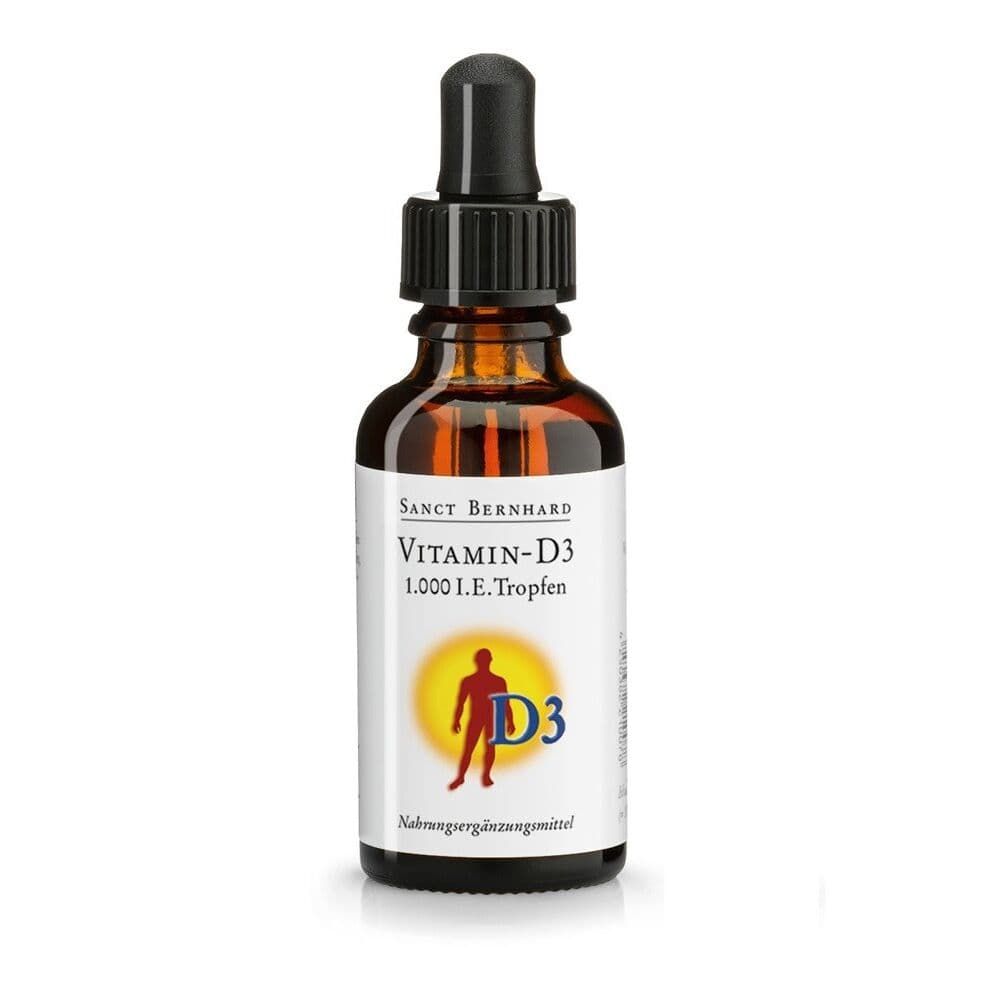 KRAUTERHAUS SANCT BERNHARD Vitamin D3, 1000 IU, 25 mcg Drops (30 ml / 1 fl. oz.)