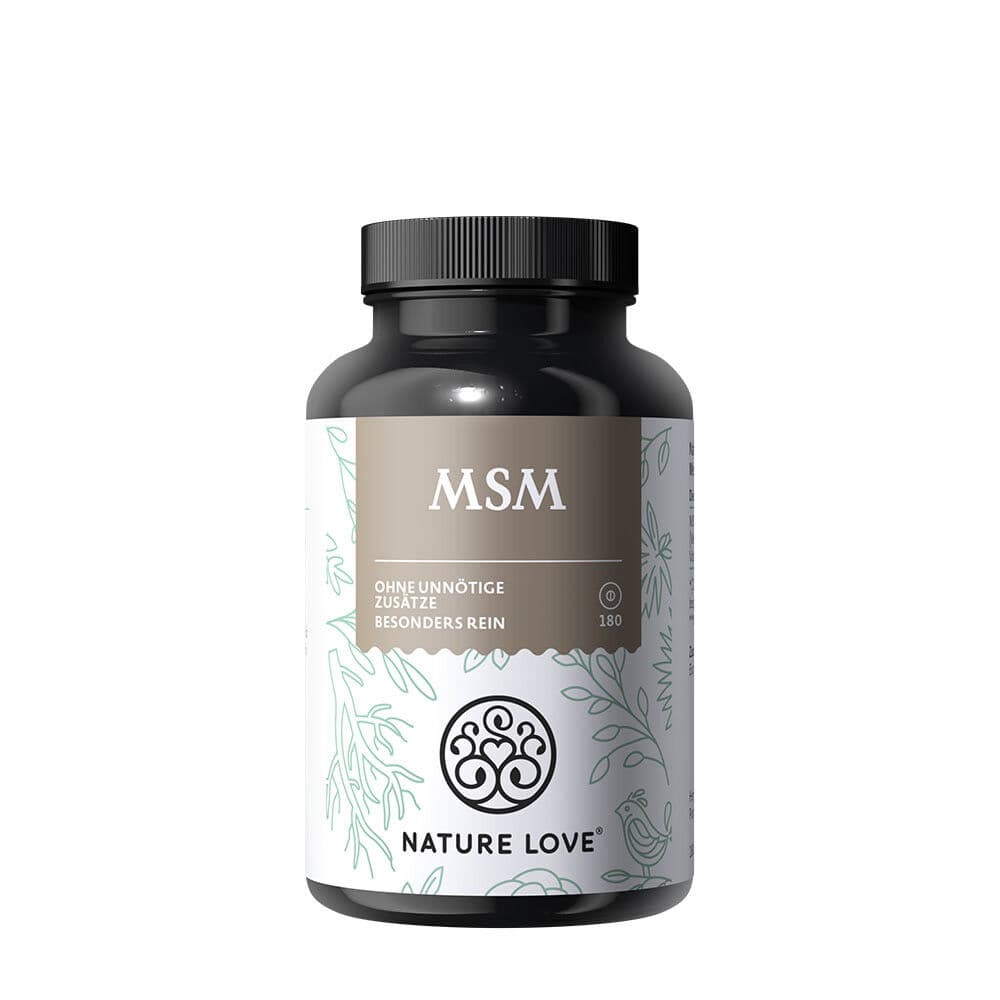 Nature Love MSM with Vitamin C (180 Tabletten)