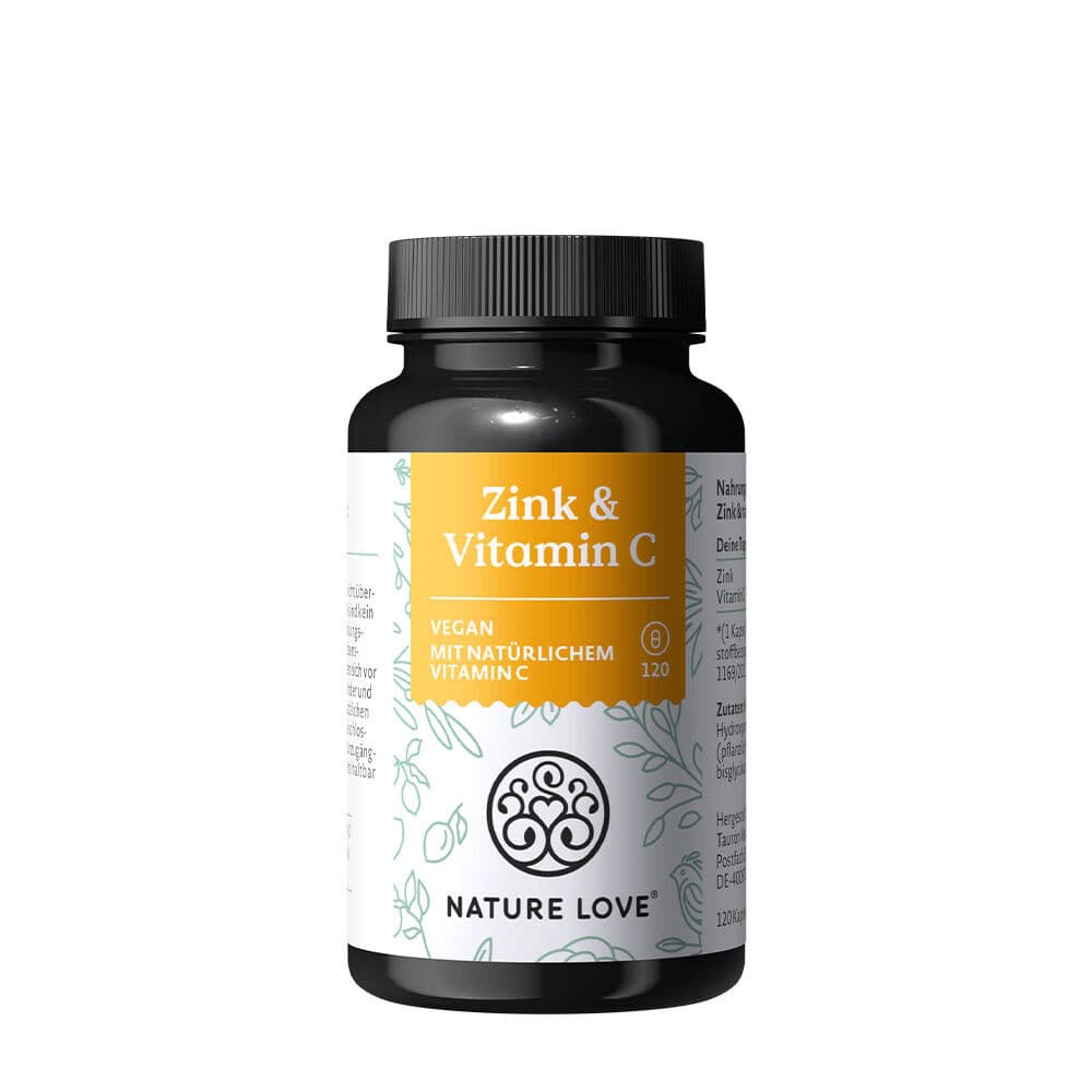 Nature Love Zink & Vitamin C (120 Kapseln)