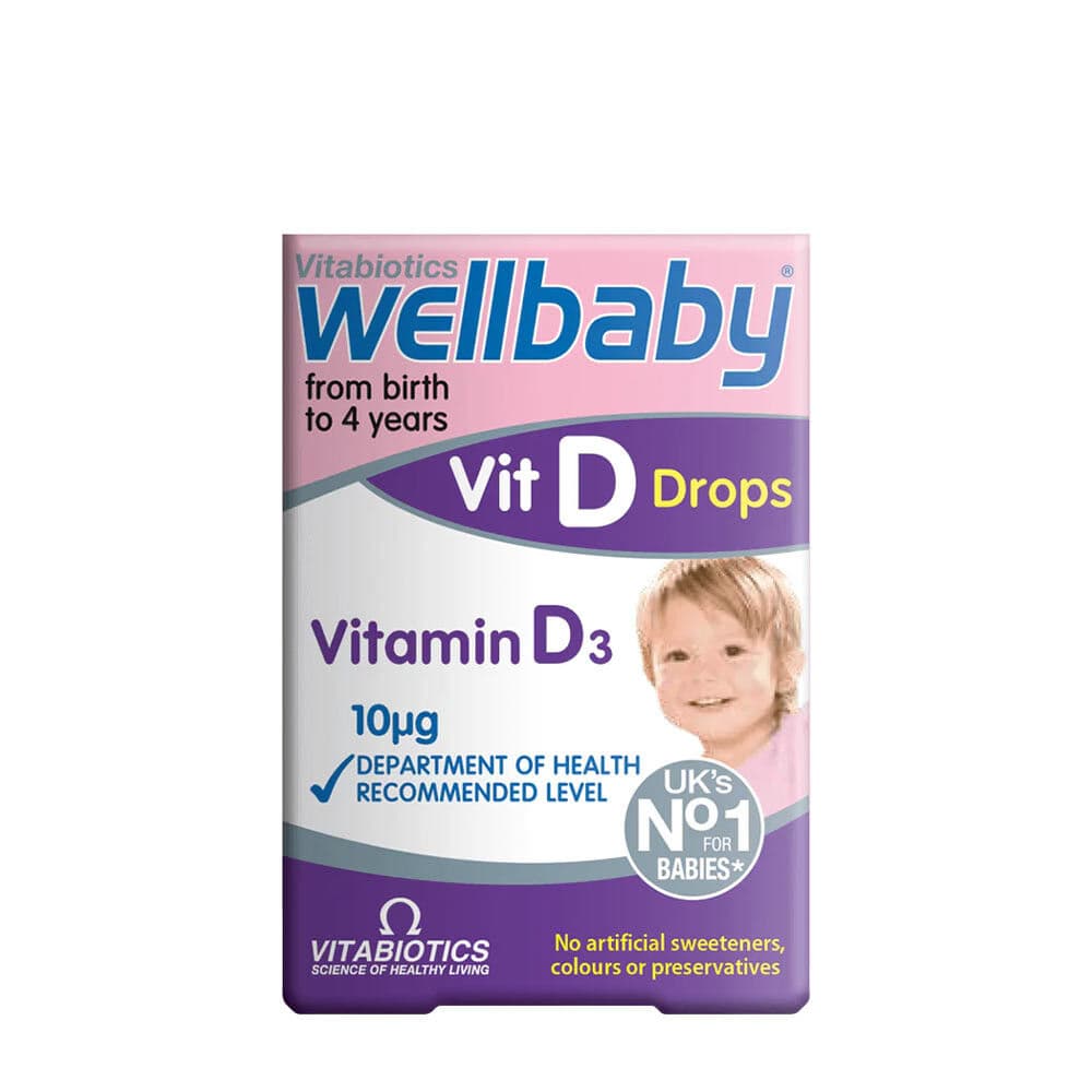 Vitabiotics Wellbaby Vitamin D druppels (30 ml)