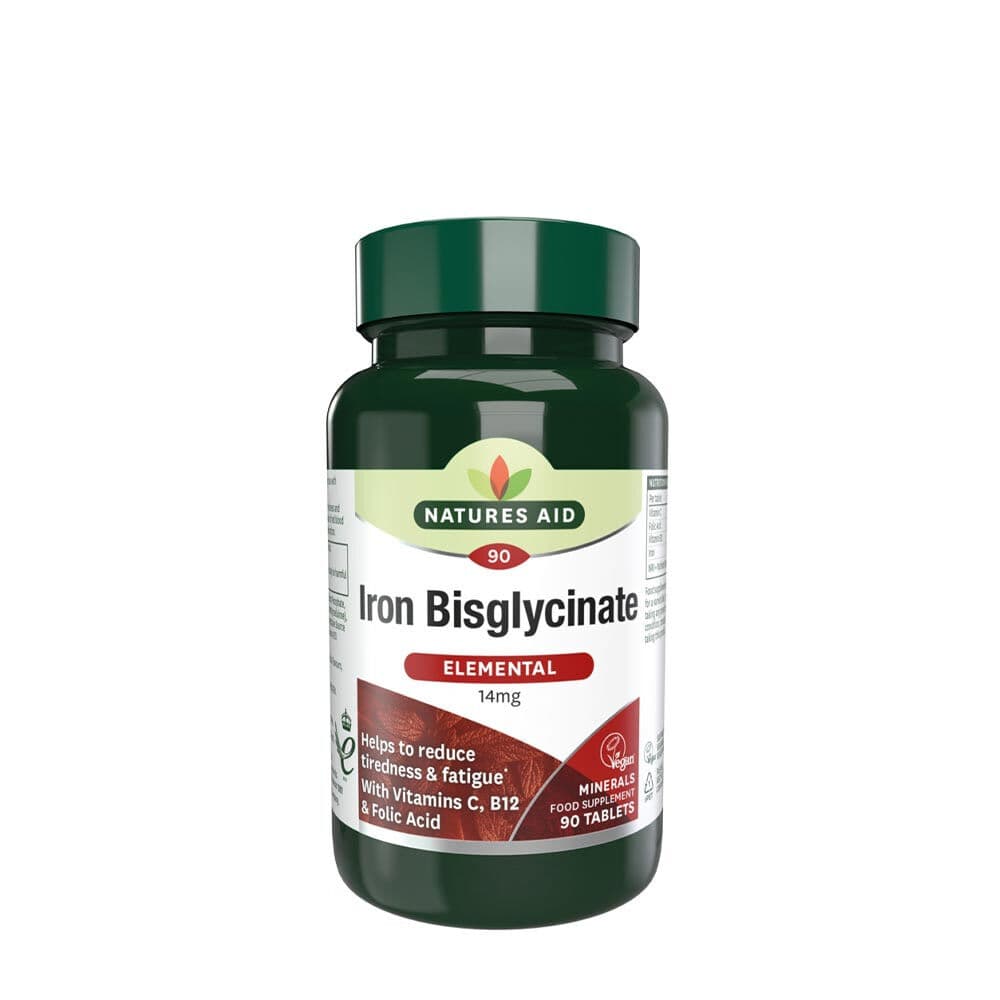 Natures Aid Iron Bisglycinate (90 tabletten)