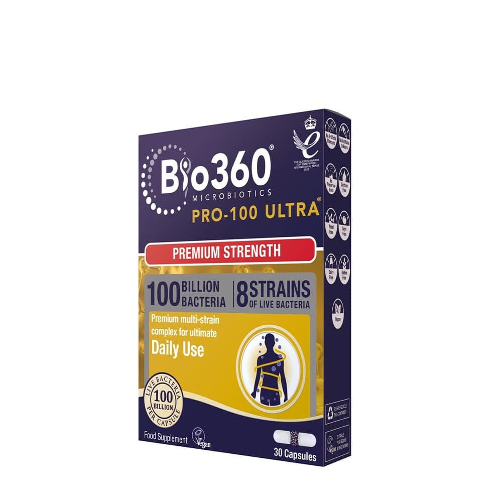 Natures Aid Pro-100 ULTRA (100 Billion Bacteria) (30 kapsler)