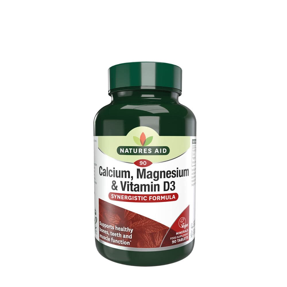 Natures Aid Calcium, Magnesium + Vitamin D3 (90 tabletten)