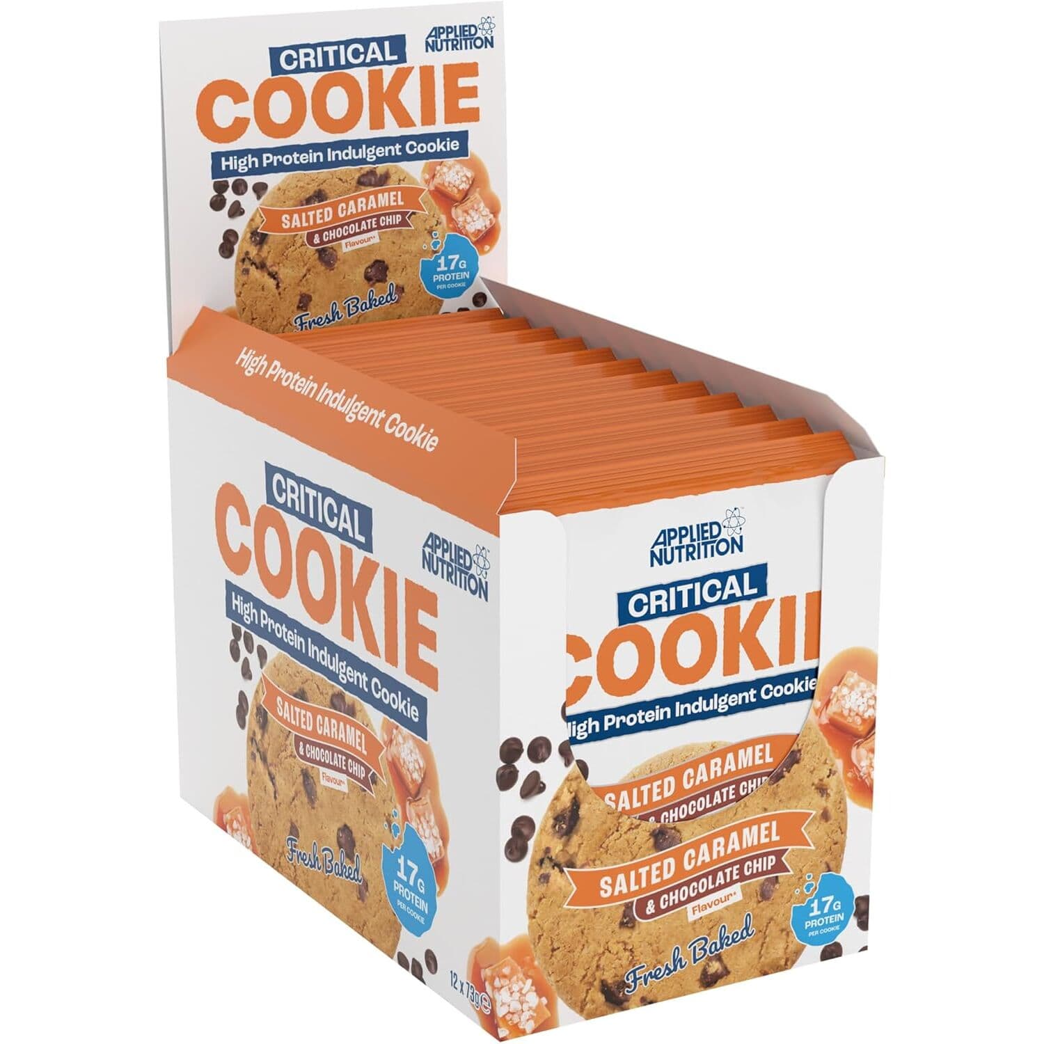 Critical Cookie, Salted Caramel & Chocolate Chip - 12 x 73g