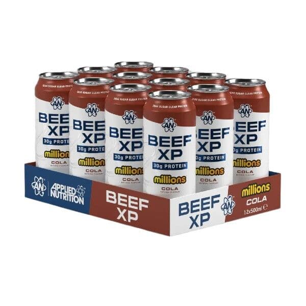 Beef XP Cans, Millions Cola – 12 x 500 ml