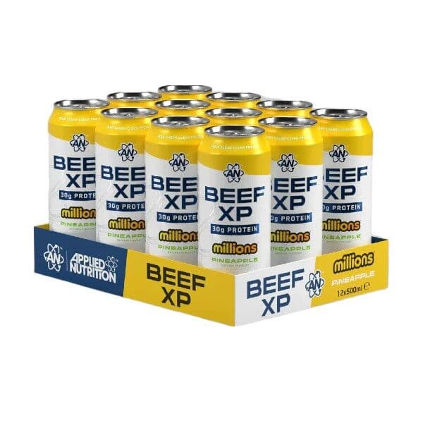 Beef XP Cans, Millions Pineapple – 12 x 500 ml