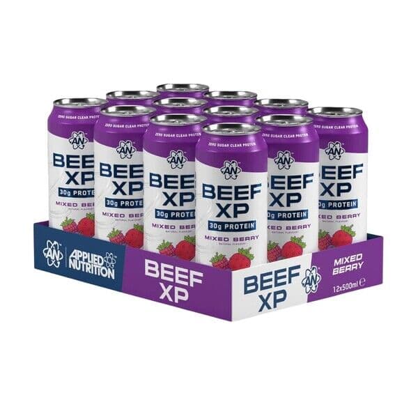 Beef XP Cans, Mixed Berry – 12 x 500 ml