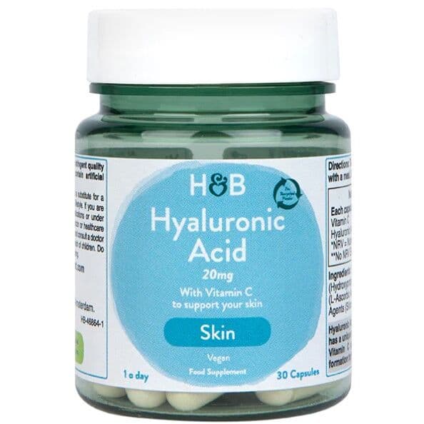 Hyaluronic Acid with Vitamin C, 20mg – 30 Kapseln
