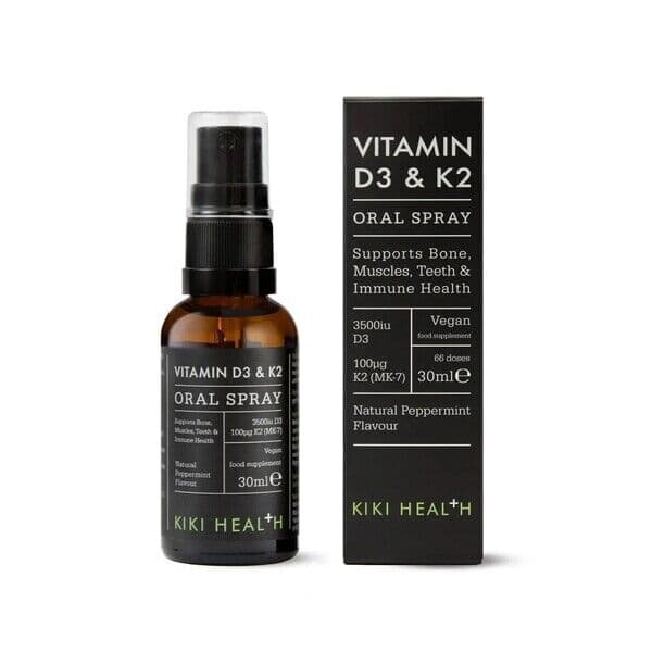 Vitamin D3 & K2 Oral Spray, Natural Peppermint – 30 ml