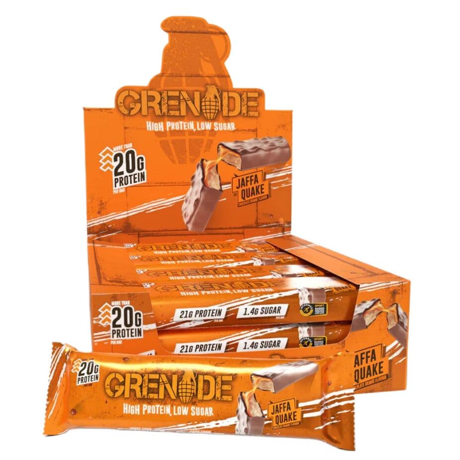 Protein barer, Jaffa Quake - 12 x 60g