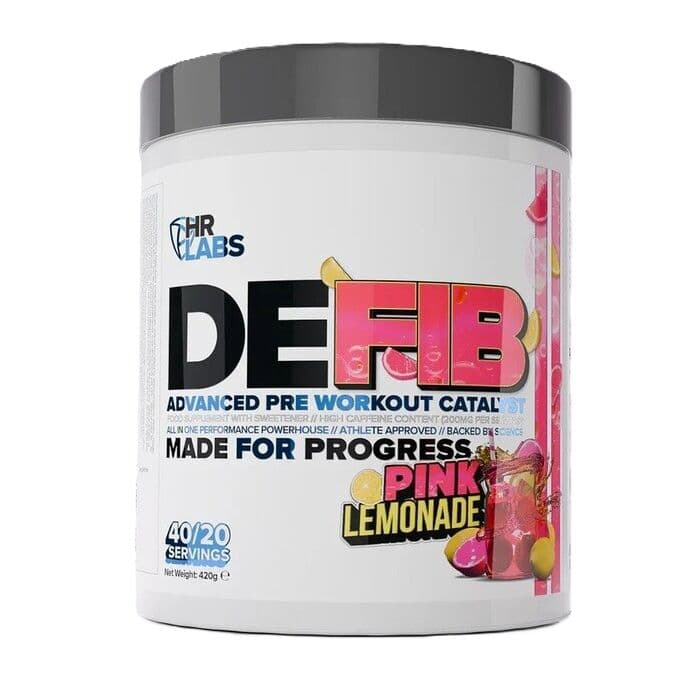 HR Labs – Defib Advanced Pre Workout Catalyst, Pink Lemonade – 420g