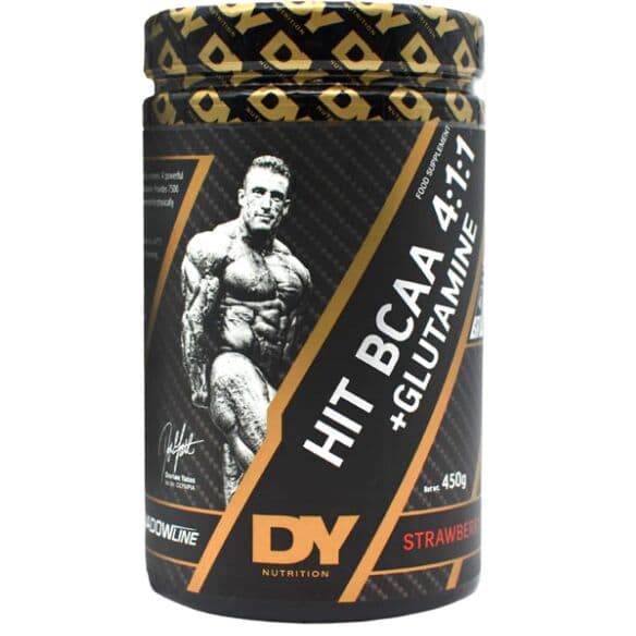 HIT BCAA 4:1:1 + Glutamine, Strawberry - 450g